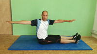 Pilates-Training Spine Twist